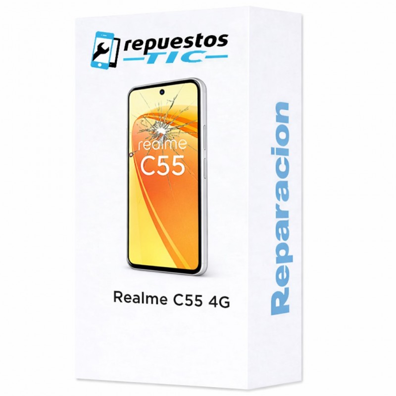 Cambio Pantalla Realme C55 completa LCD + tactil