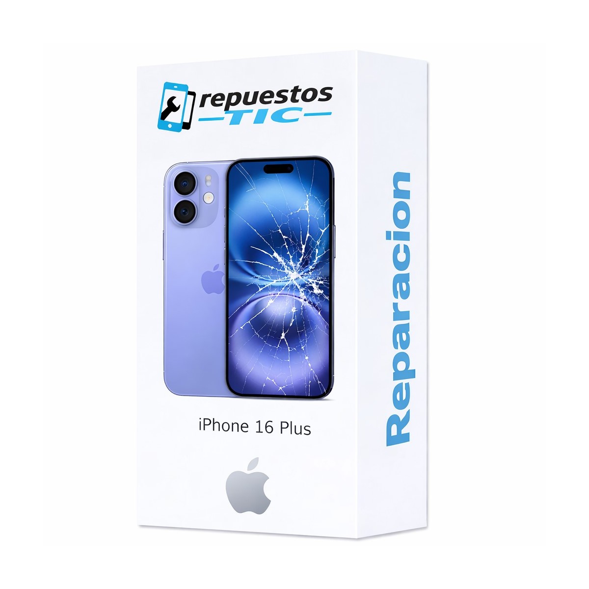 Cambio Pantalla iPhone 16 Plus (A3290, A3082, A3289, A3291) Soft Oled 120Hz