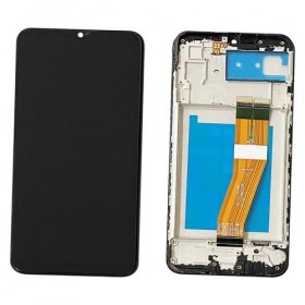 Pantalla Samsung Galaxy A03 A035G completa con marco Negra