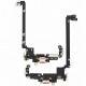 Flex conector de carga y micro iPhone 17 Pro Max  original extraído Naranja