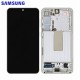 Pantalla original Samsung Galaxy S23 S911 completa con marco Crema SERVICE PACK