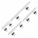 Set botones laterales iPhone 17 Pro Max Blanco
