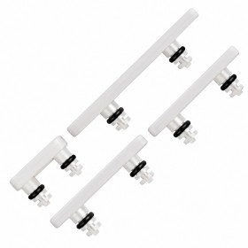 Set botones laterales iPhone 17 Pro Max Blanco