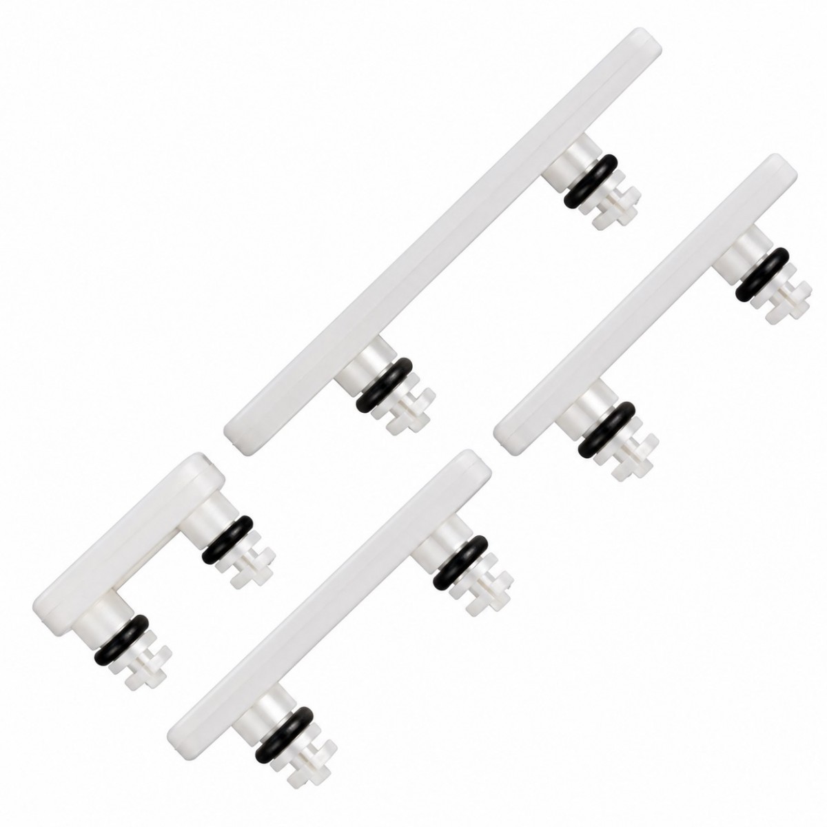 Set botones laterales iPhone 17 Pro Max Blanco