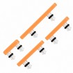 Set botones laterales iPhone 17 Pro Max Naranja