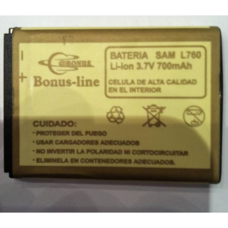 Bateria Samsung L760 700m/AH Li-ion