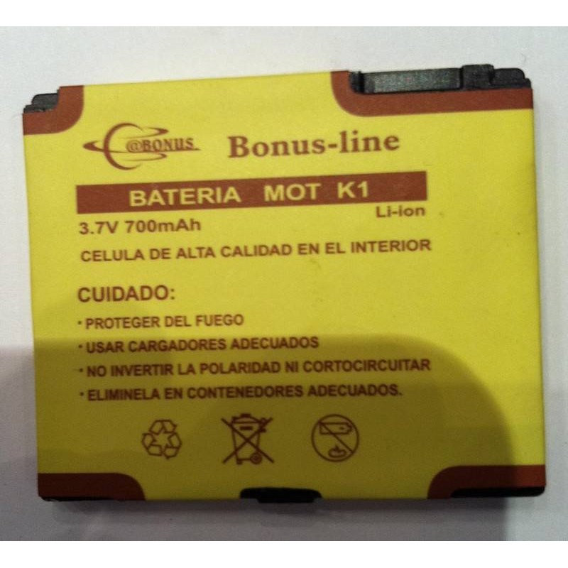 Batería BC50 para Motorola L2, L6, K1, KRZR, V3x 700m/AH Li-ion de Larga Duracion