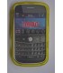 funda de silicona amarilla para la blackberry 9000