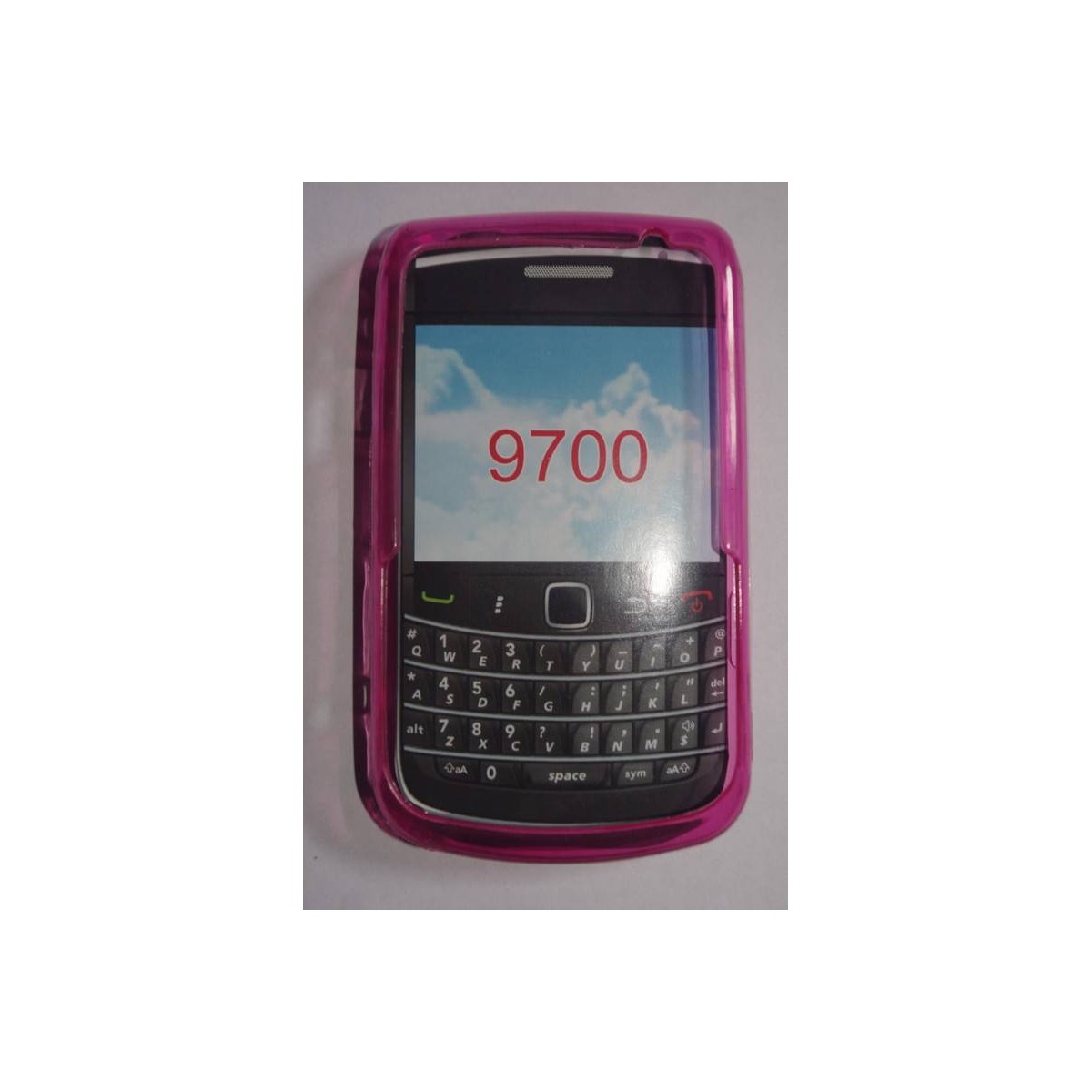 funda de silicona para blackberry 9700 Rosa