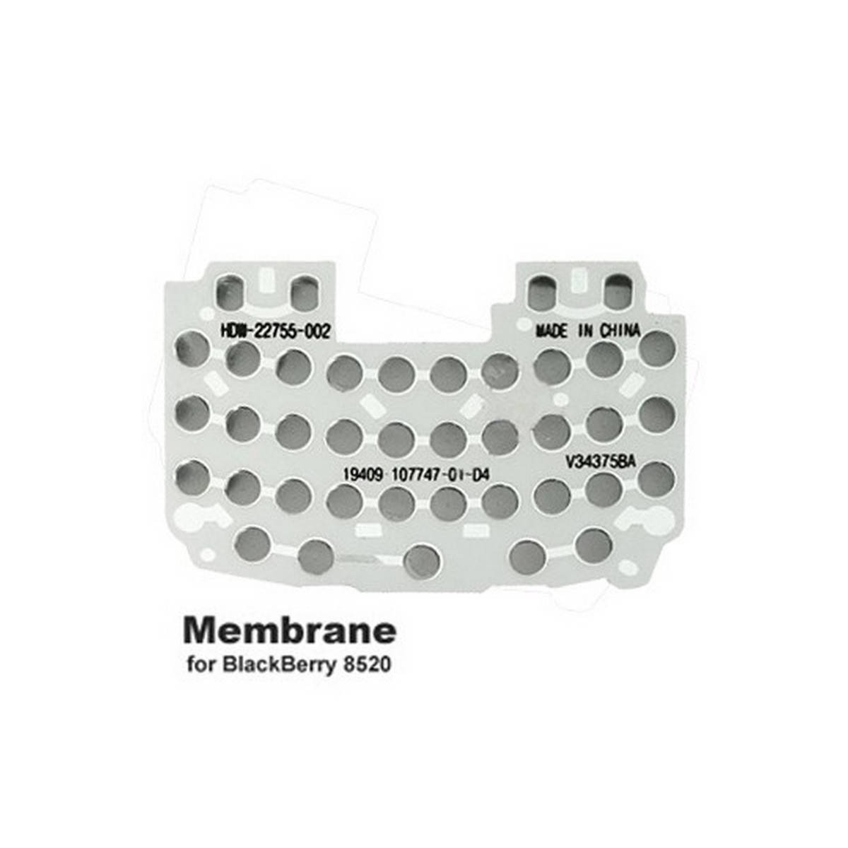 Membrana de teclado para BlackBerry 8520 