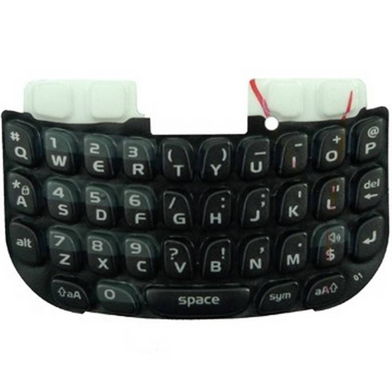 Teclado preto para BlackBerry 8520 Curve