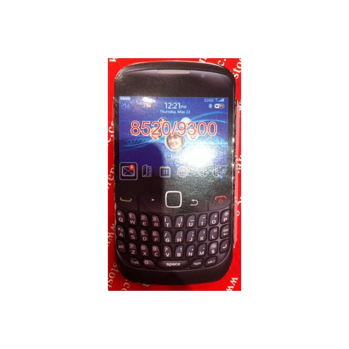Funda Silicona BlackBerry 8520/9300 GRIS OSCURO