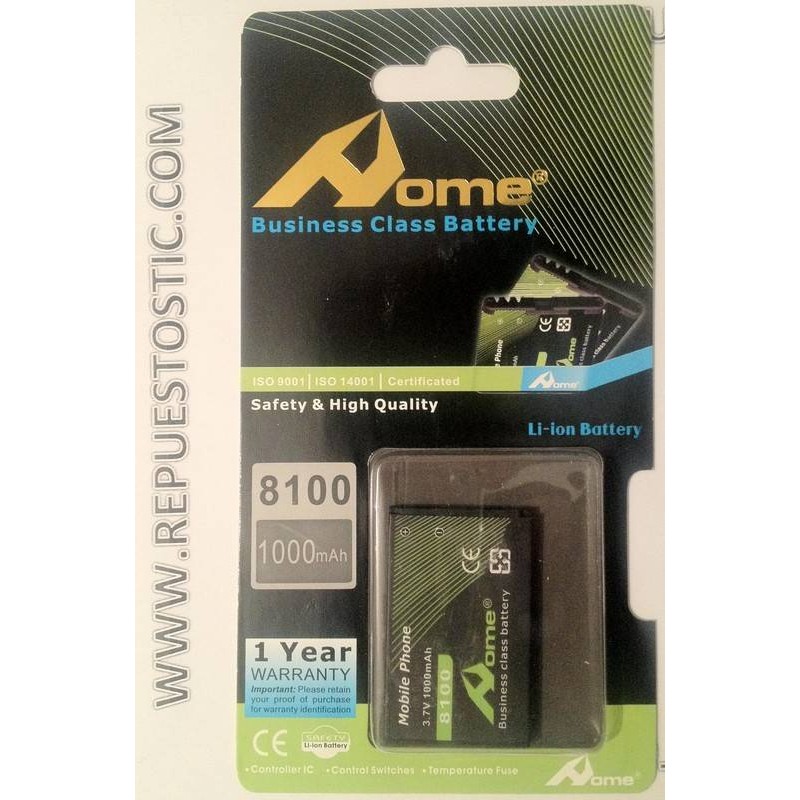 BATERIA PARA BLACKBERRY 8100, 8120, 8130