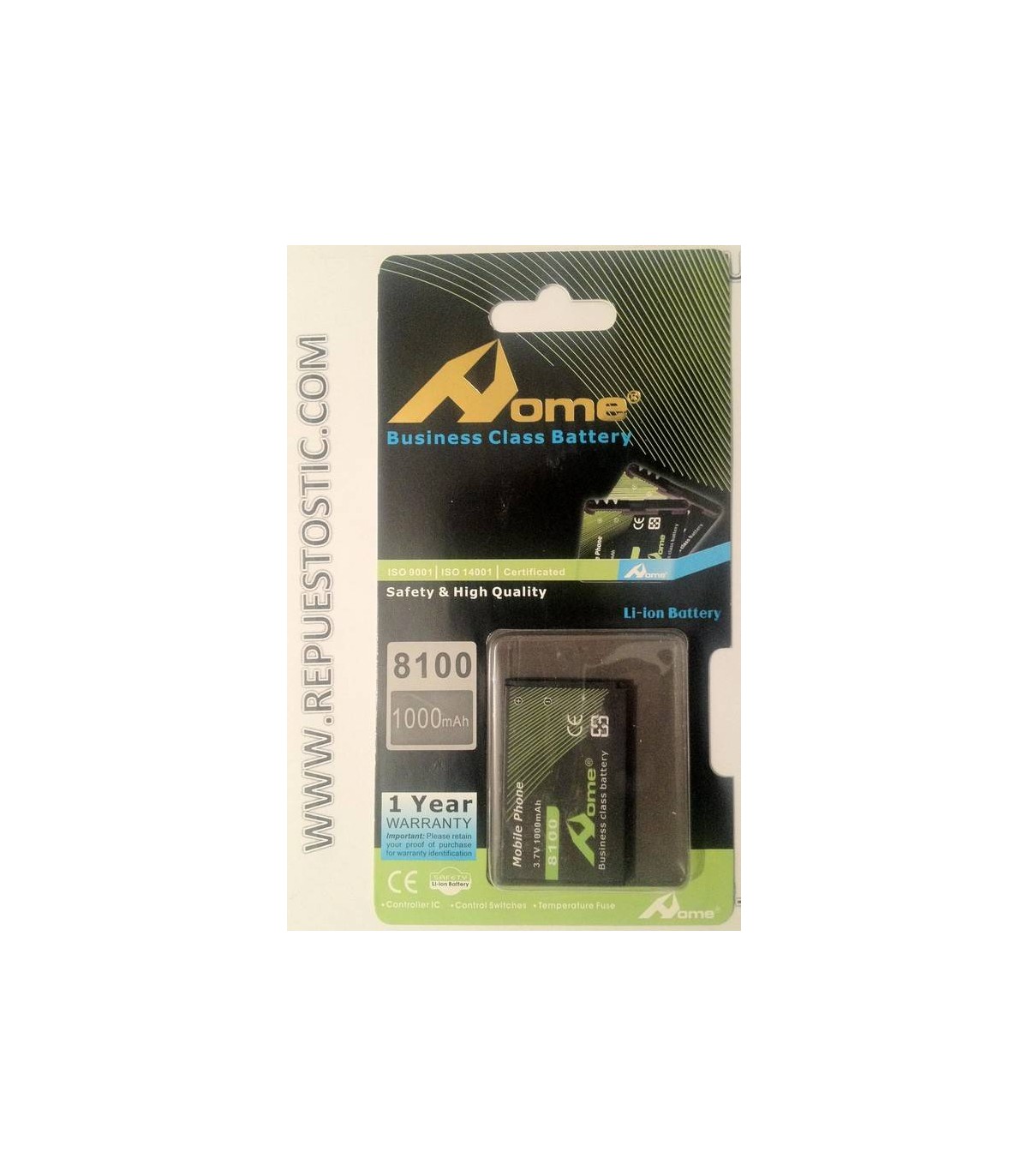 BATERIA PARA BLACKBERRY 8100, 8120, 8130
