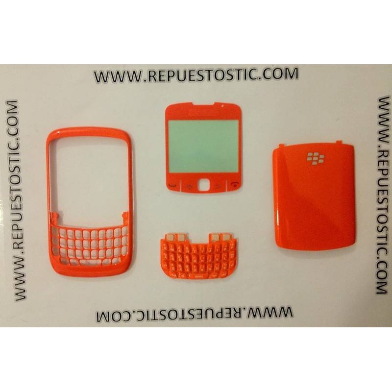 Carcaça BlackBerry 8520 Naranja