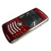 Carcasa BlackBerry 8120, 8130 Roja Completa