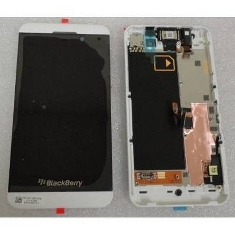 Ecrã completa com marco BlackBerry Z10 3G branca