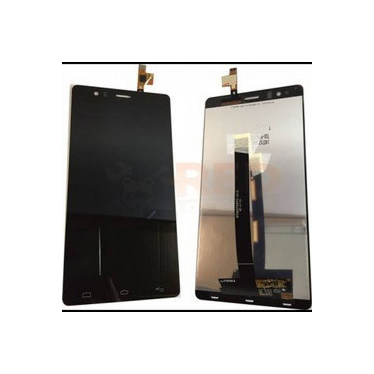 Pantalla completa sin marco bq Aquaris E6 negra