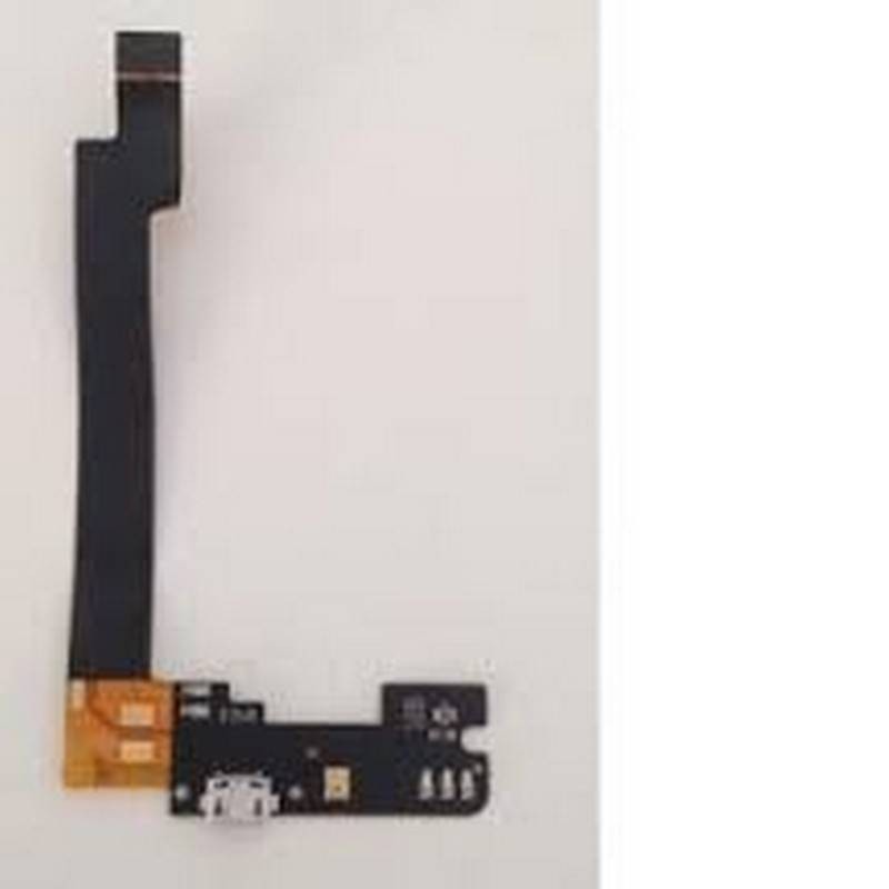 Flex con conector de carga y acesorios y micrófono para BQ Aquaris 5 HD.