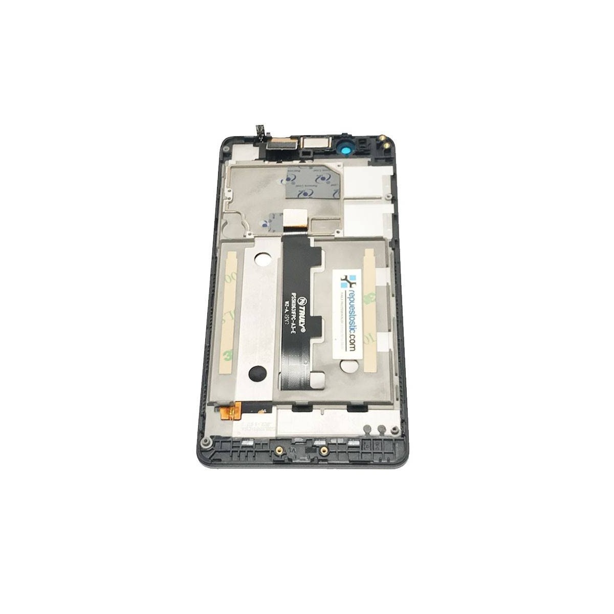 Ecrã completa com marco Original para Bq Aquaris E4.5 preta