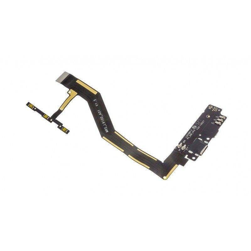 Circuíto flex con conector de carga, micrófono y pulsadores para BQ Aquaris M5