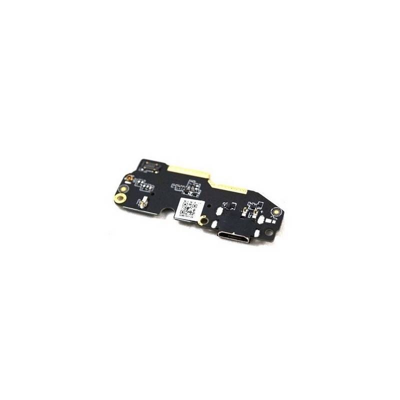 Placa auxiliar inferior con conector micro USB y micrófono para BQ Aquaris X5 ORIGINAL nuevo (Green)