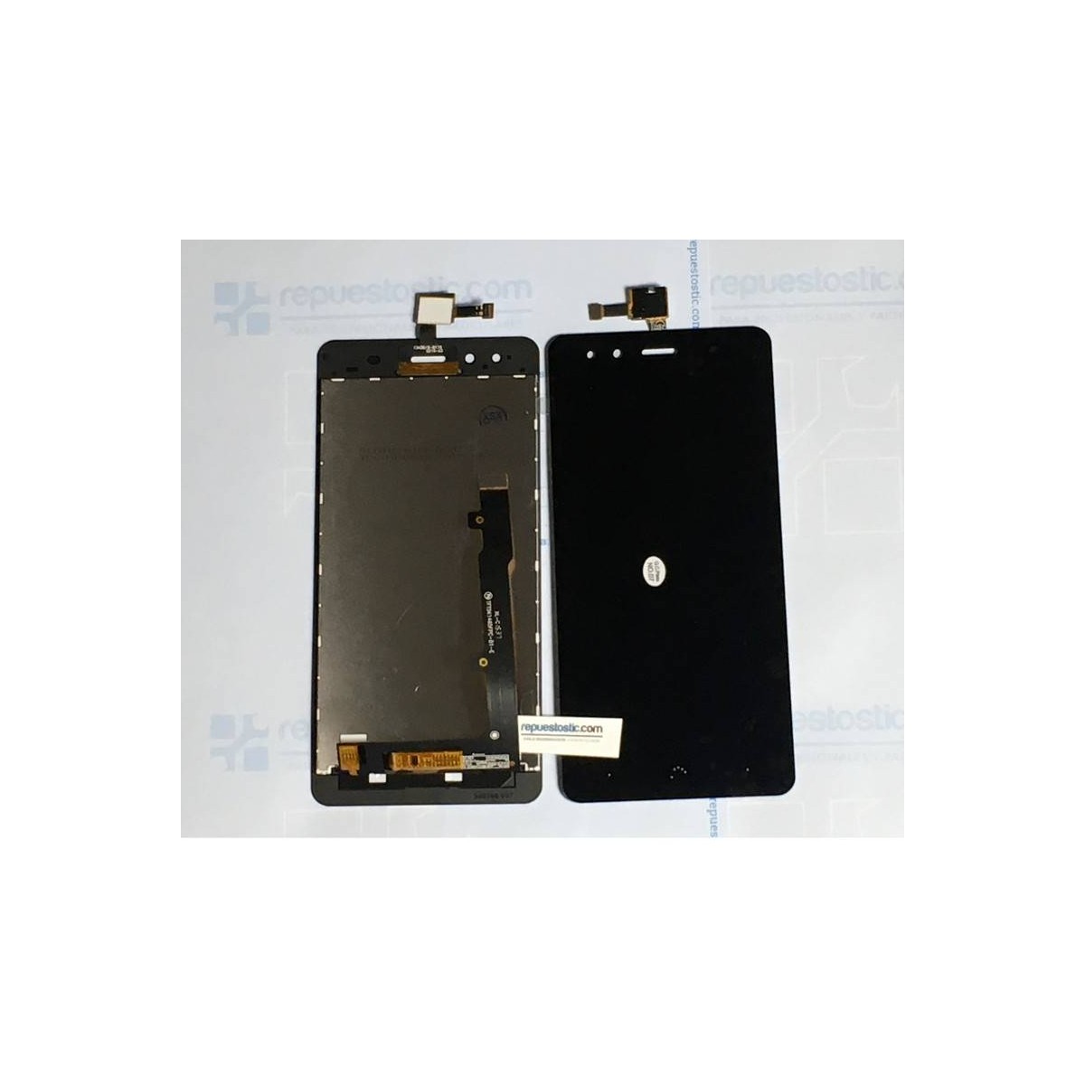 Pantalla completa BQ Aquaris X5 negra de alta calidad