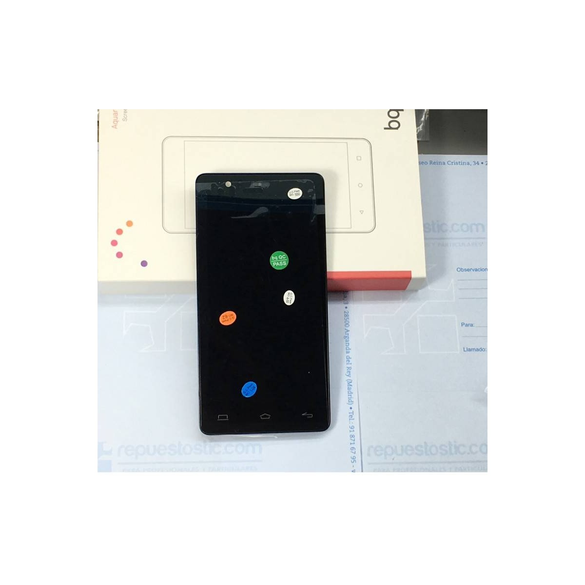 Pantalla completa con marco para Bq Aquaris E5s, E5s Lite ORIGINAL
