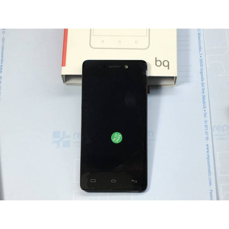 Pantalla Completa ORIGINAL para Bq Aquaris E4 negra