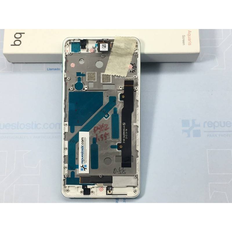 Pantalla ORIGINAL para Bq X5 (Plata) (Green) 