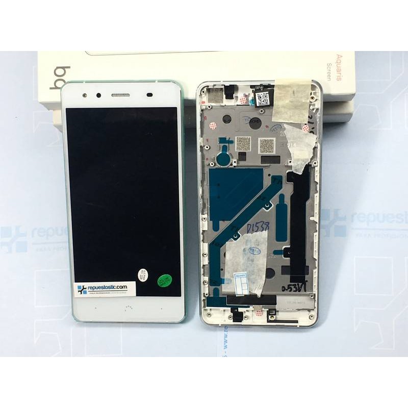 Pantalla ORIGINAL para Bq X5 (Plata) (Green) 