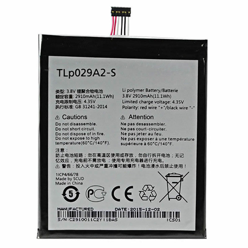 Batería TLp029A2-s para Alcatel One Touch Idol 3 5.5