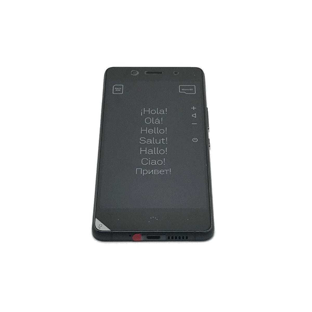 Pantalla completa con marco ORIGINAL (LCD/display + digitalizador/táctil+Marco) para BQ Aquaris X5 Plus-Negra Gris