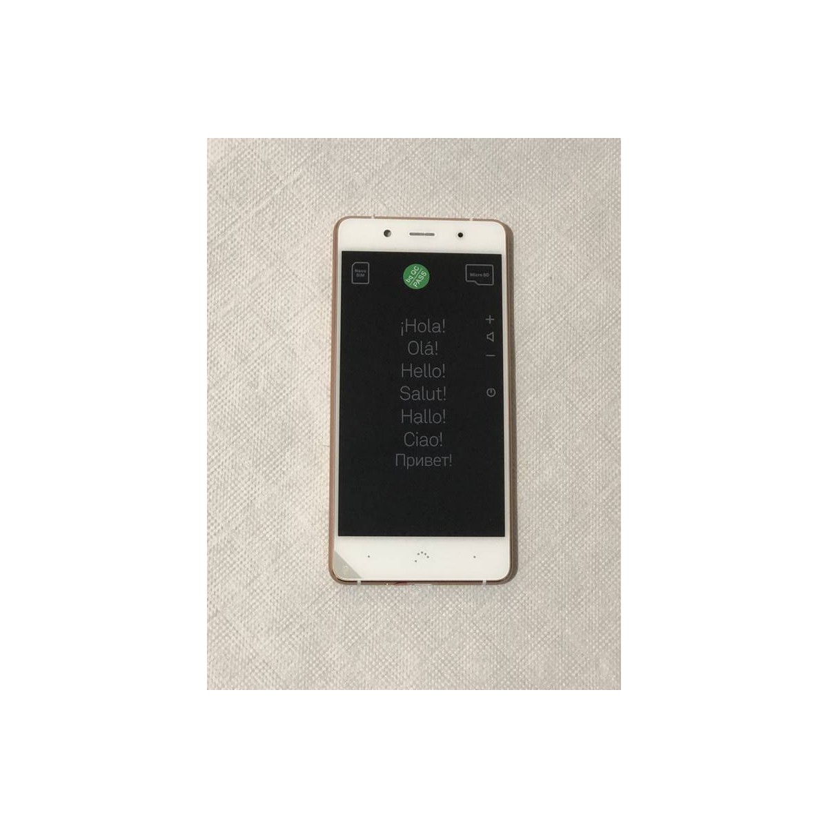 Ecrã completa com marco ORIGINAL (LCD/display + digitalizador/táctil+Marco) para BQ Aquaris X5 Plus-Branca