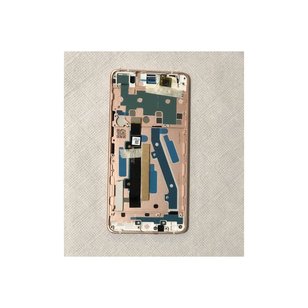 Ecrã completa com marco ORIGINAL (LCD/display + digitalizador/táctil+Marco) para BQ Aquaris X5 Plus-Branca