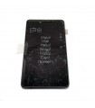 Pantalla completa con marco para BQ Aquarius U, U lite Negra Gris ORIGINAL