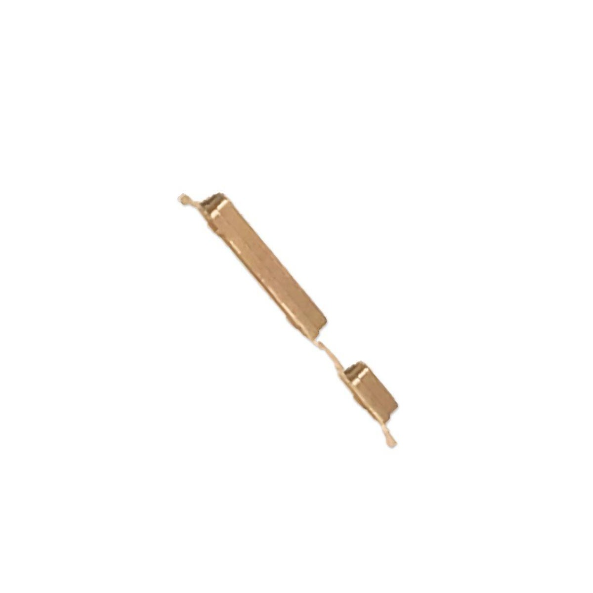 Botão ignição e Volume Dourado para Bq Aquaris U Plus ORIGINAL