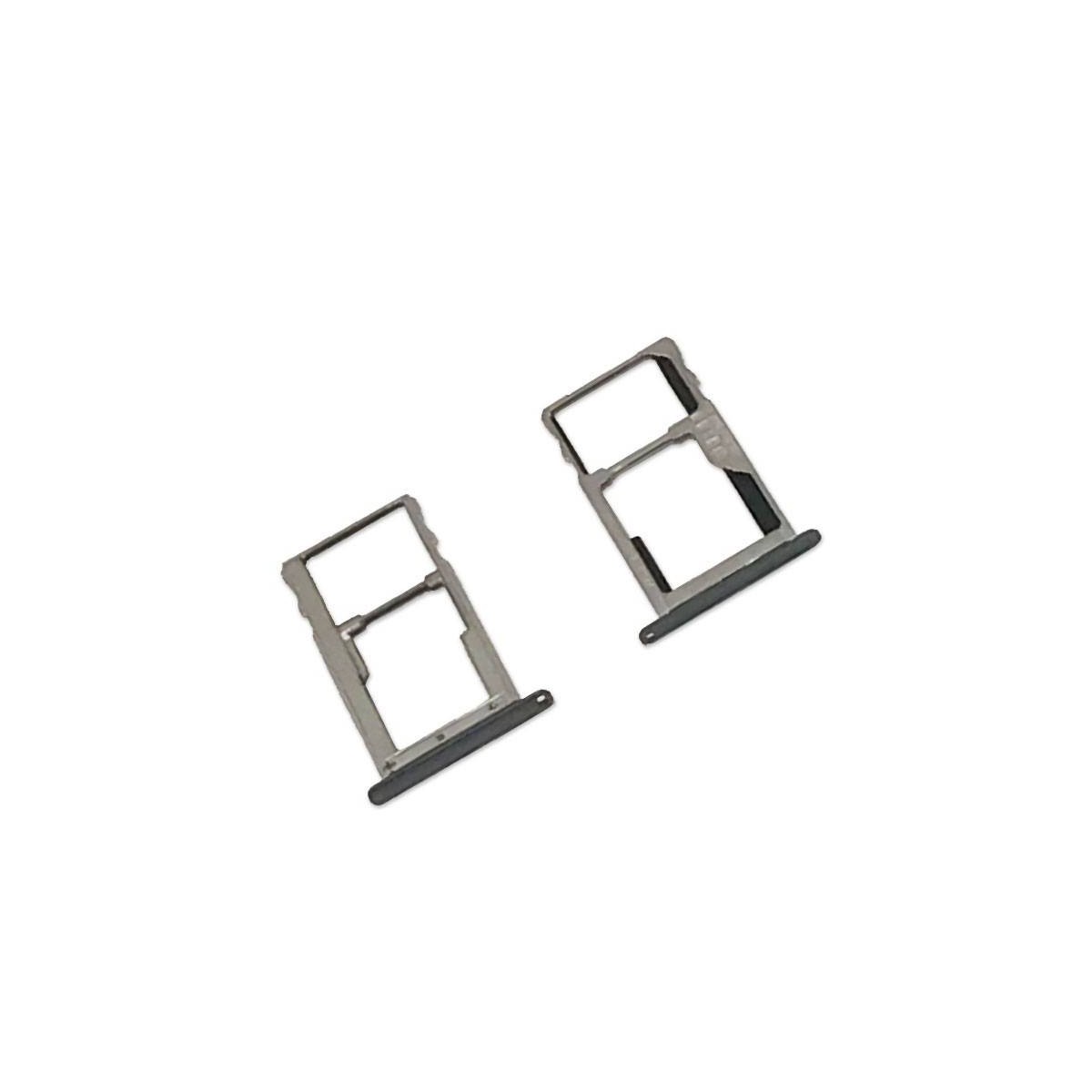 Porta SIM/SD Preto para BQ Aquarius U Plus