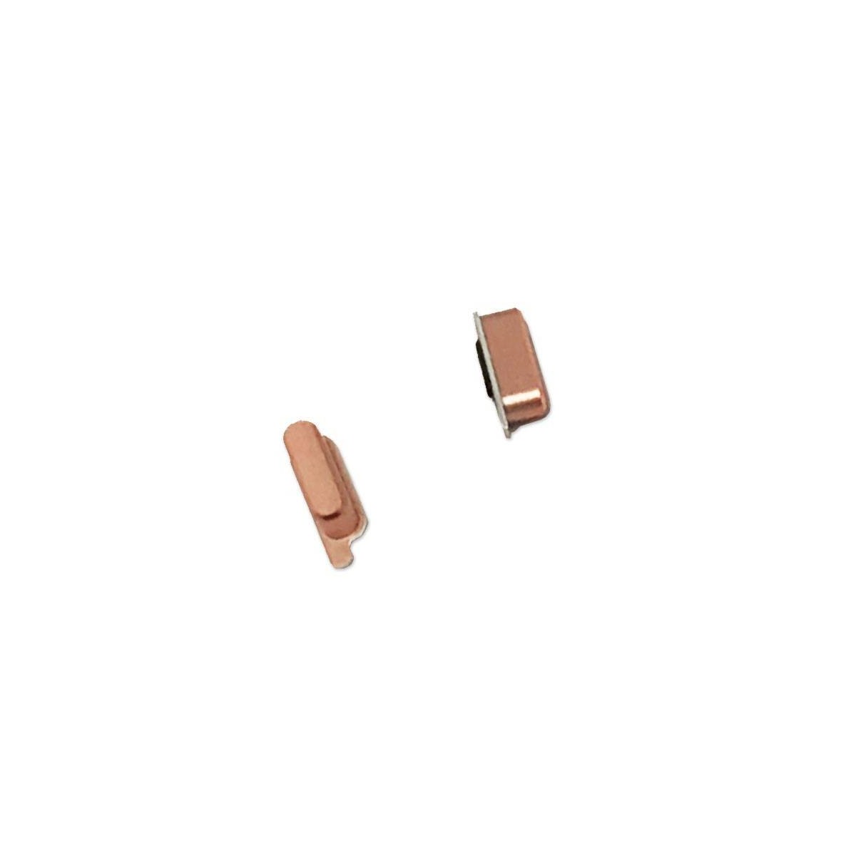 Botão Ignição Rosa Dourado para Aquaris X5 Plus Original