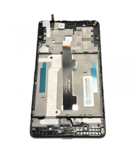 ecrã completa com marco Bq Aquaris E5 4G.E5 4G Lite preta
