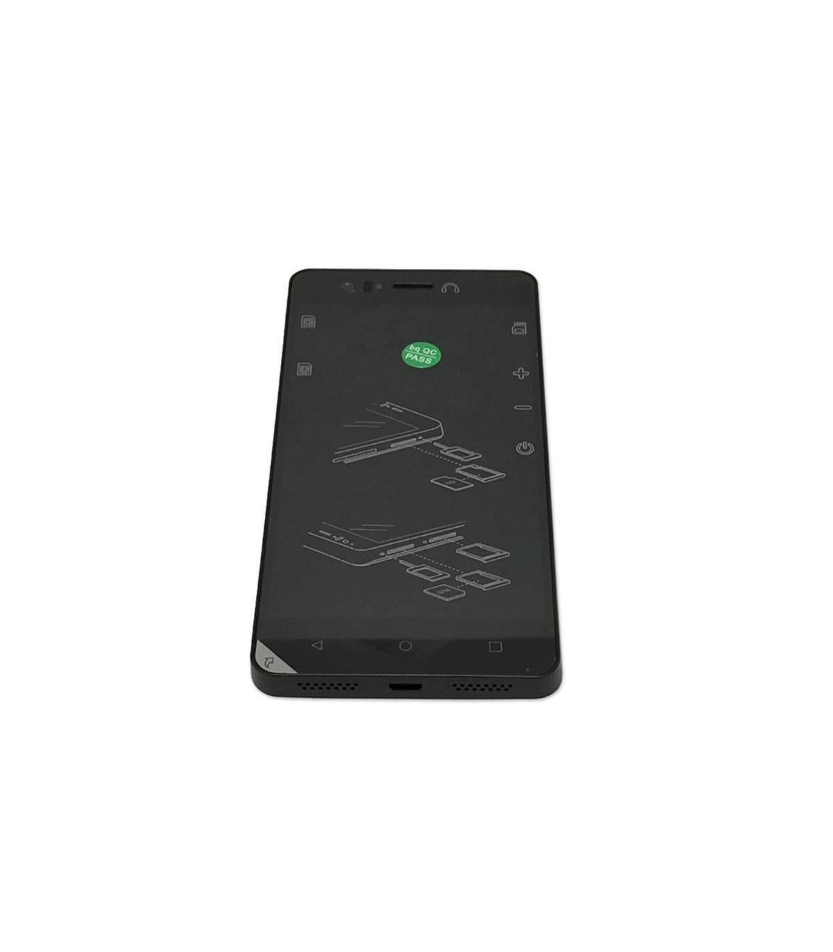 Pantalla completa con marco para bq aquaris M5 negra ORIGINAL Recuperada
