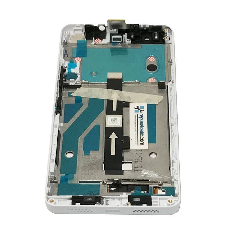Pantalla completa con marco para bq aquaris M5 Blanca ORIGINAL Recuperada