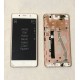 Ecrã completa com marco ORIGINAL (LCD/display + digitalizador/táctil+Marco) para BQ Aquaris X5 Plus-Branca