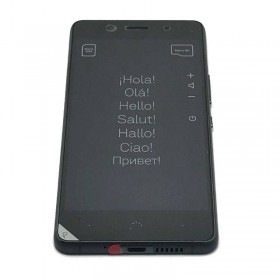 Ecrã completa com marco ORIGINAL (LCD/display + digitalizador/táctil+Marco) para BQ Aquaris X5 Plus-Preta Gris