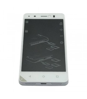 ecrã completa com marco para bq Aquaris M4.5 branca ORIGINAL