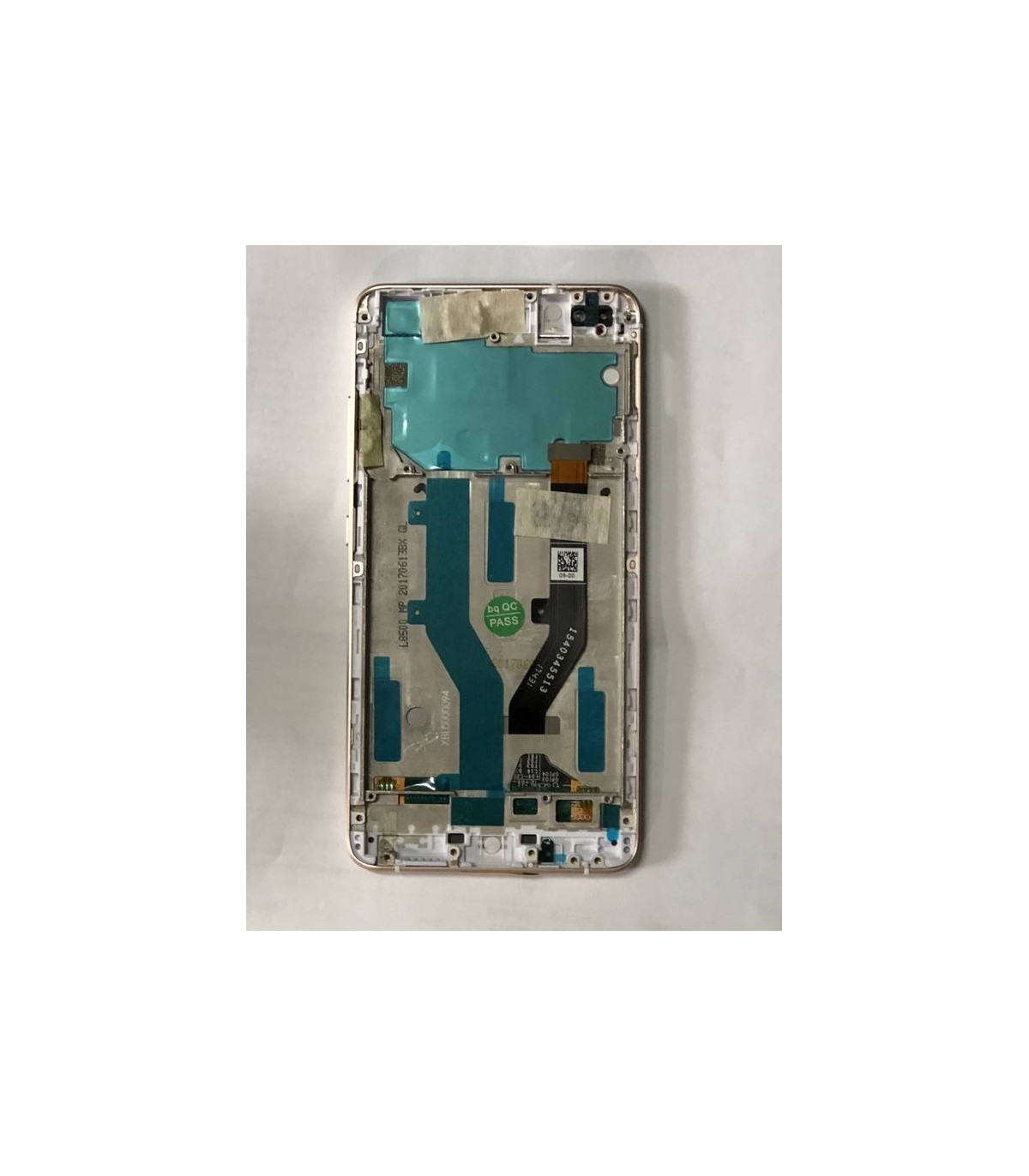 Pantalla completa BQ Aquarius X5 negra de alta calidad 