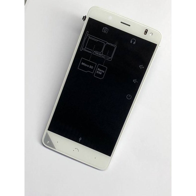 Pantalla completa con marco para bq Aquaris V/U2/U2 Lite  Blanca ORIGINAL