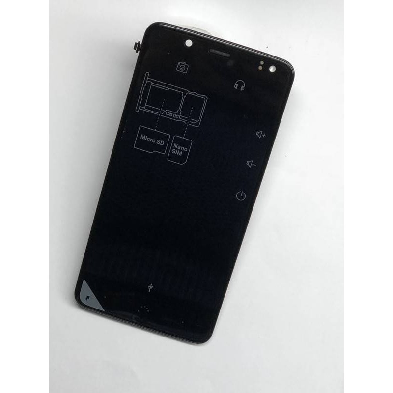 Pantalla completa con marco para bq Aquaris V/U2/U2 Lite  Negra  ORIGINAL