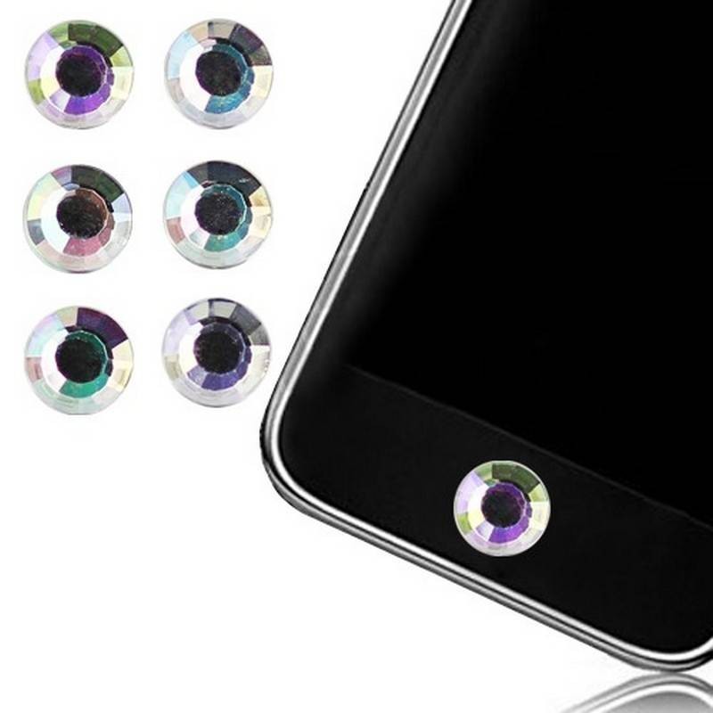 STICK PEGATINA de Boton Home iPHONE Transparente