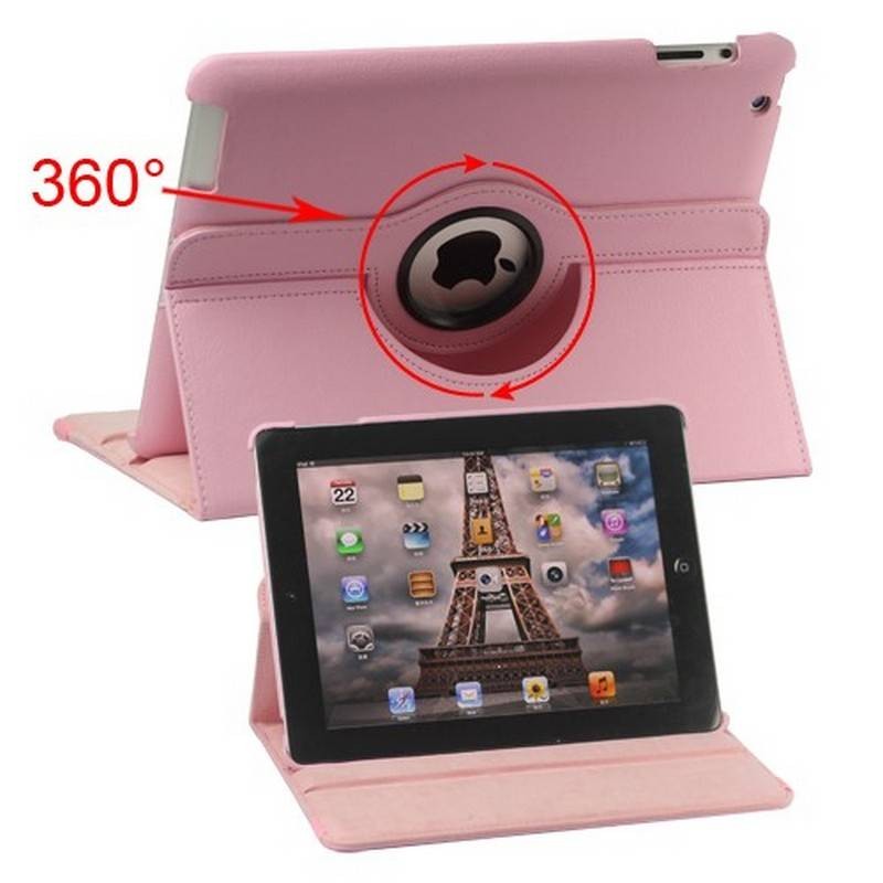 Funda Giratoria 360º iPad 3 iPad 4 iPad 2 Rosa chicle
